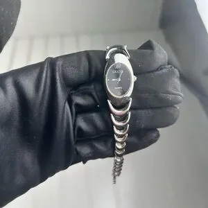 Gucci | Accessories | Gucci Womens Silver Stainless Steel 